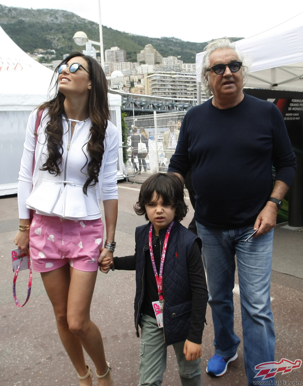 Flavio Briatore junto a Elisabetta Gregoraci