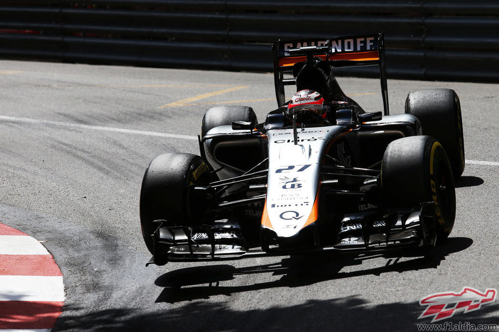 Nico Hülkenberg se va del GP de Mónaco 2015 sin puntos