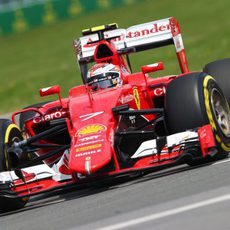 Kimi Räikkönen rueda en Montreal en los Libres 2