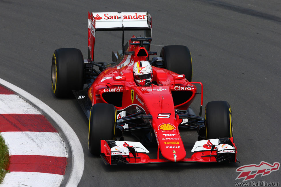 Sebastian Vettel se quedó con ganas de rodar más