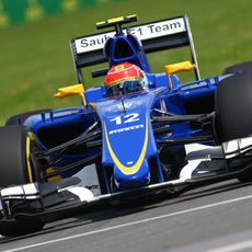 Felipe Nasr con algunos problemas en los frenos