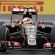 Pastor Maldonado con el compuesto blando