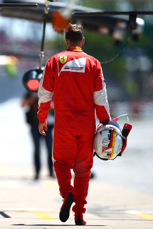 Sebastian Vettel cae en Q1 en Montreal
