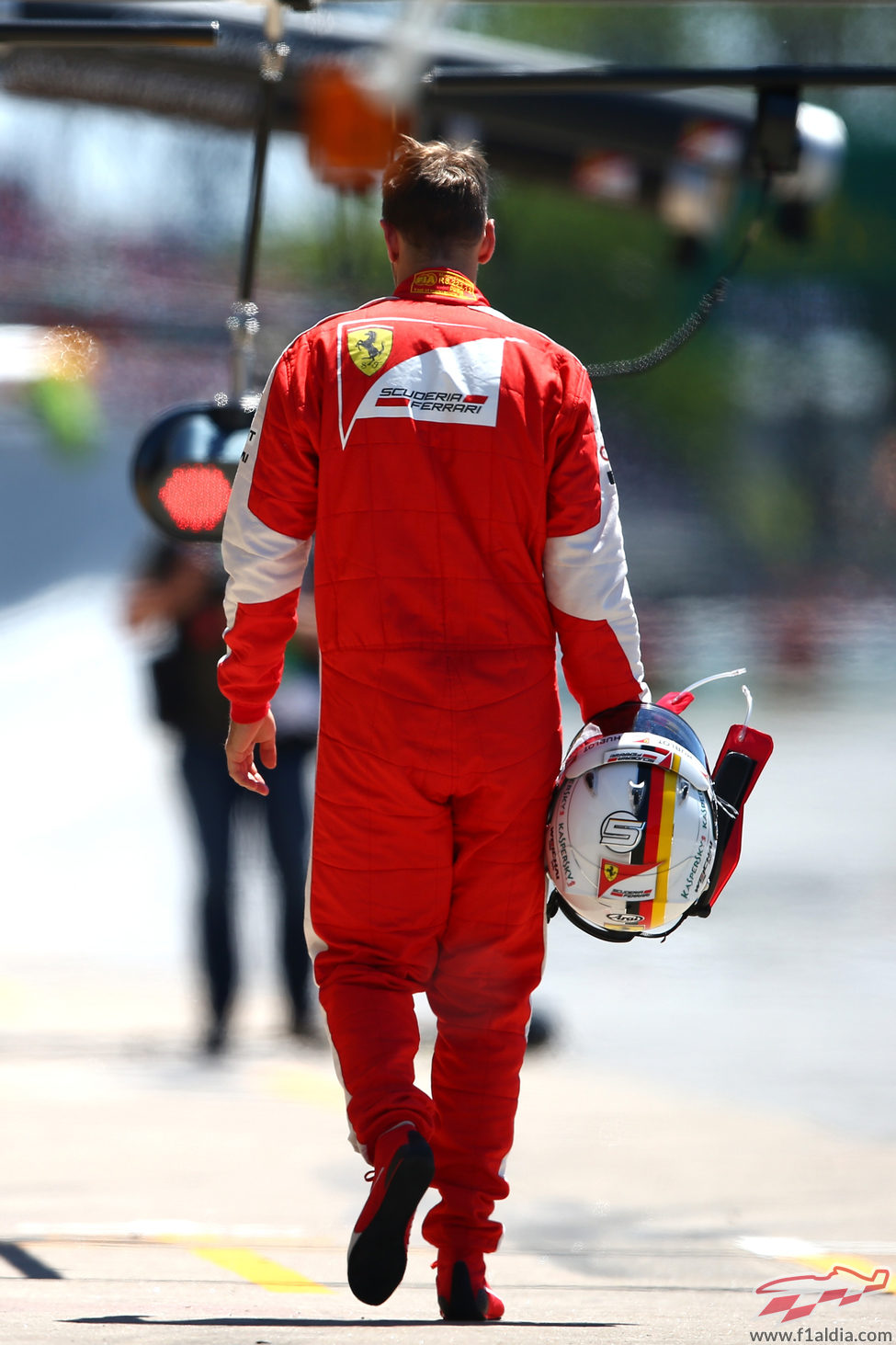 Sebastian Vettel cae en Q1 en Montreal