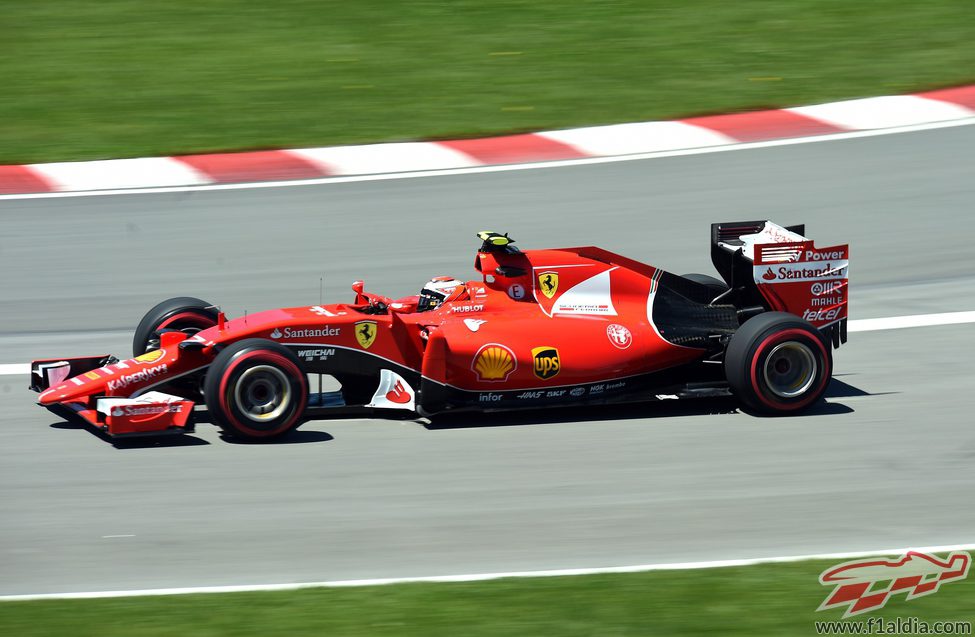 Kimi Räikkönen acaba contento la clasificación