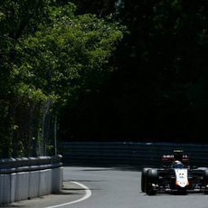 Sergio Pérez cerró el 'top ten' de la clasificación del GP de Canadá 2015