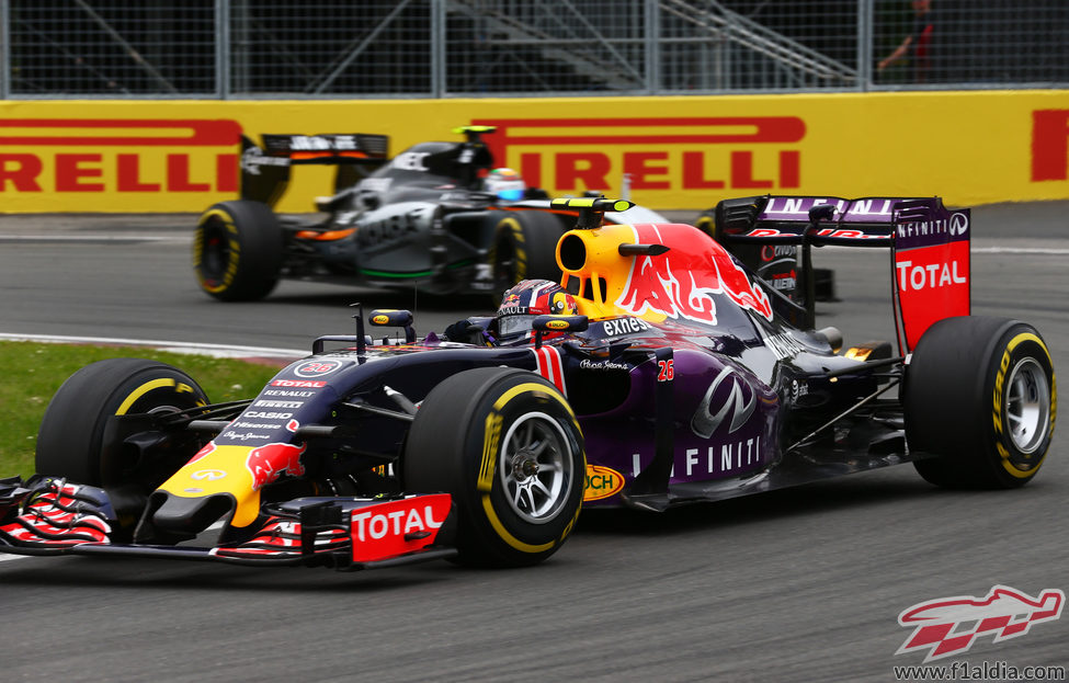 Daniil Kvyat termina por delante de Ricciardo en el GP de Canadá 2015