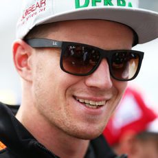 Nico Hülkenberg está sonriente antes de disputar el GP de Canadá 2015