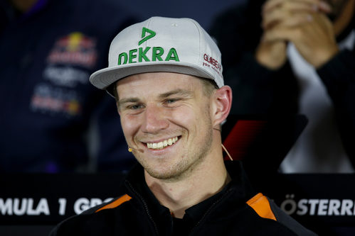 Nico Hülkenberg sonriente de cara a Austria