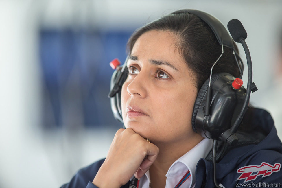 Monisha Kaltenborn durante los entrenamientos libres en Austria