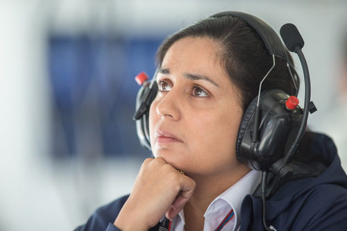 Monisha Kaltenborn durante los entrenamientos libres en Austria