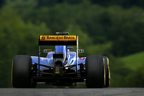 Parte trasera del C34 de Marcus Ericsson