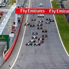 Salida del GP de Austria 2015