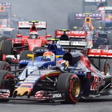 Carlos Sainz se pone por delante de Nasr