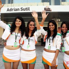 Las chicas de Force India