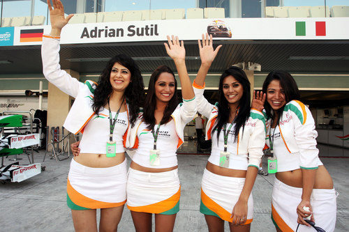 Las chicas de Force India