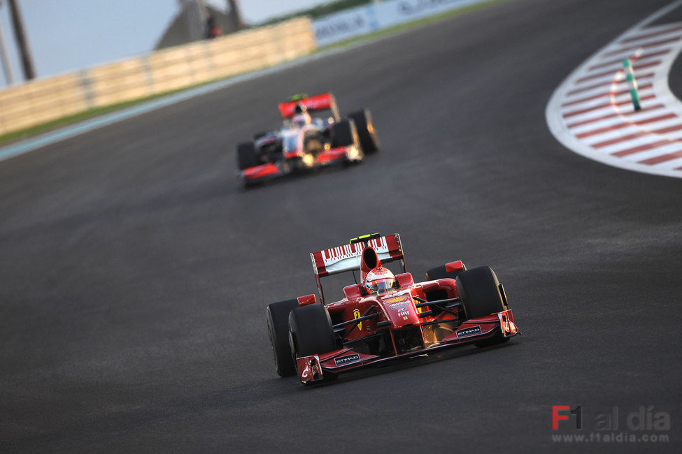 Räikkönen se despide de Ferrari en el GP de Abu Dhabi 2009