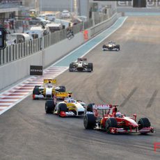 Fisichella en Abu Dhabi