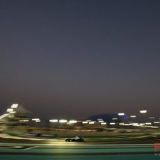 Nakajima en la pista