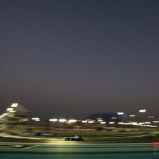 Nakajima en la pista