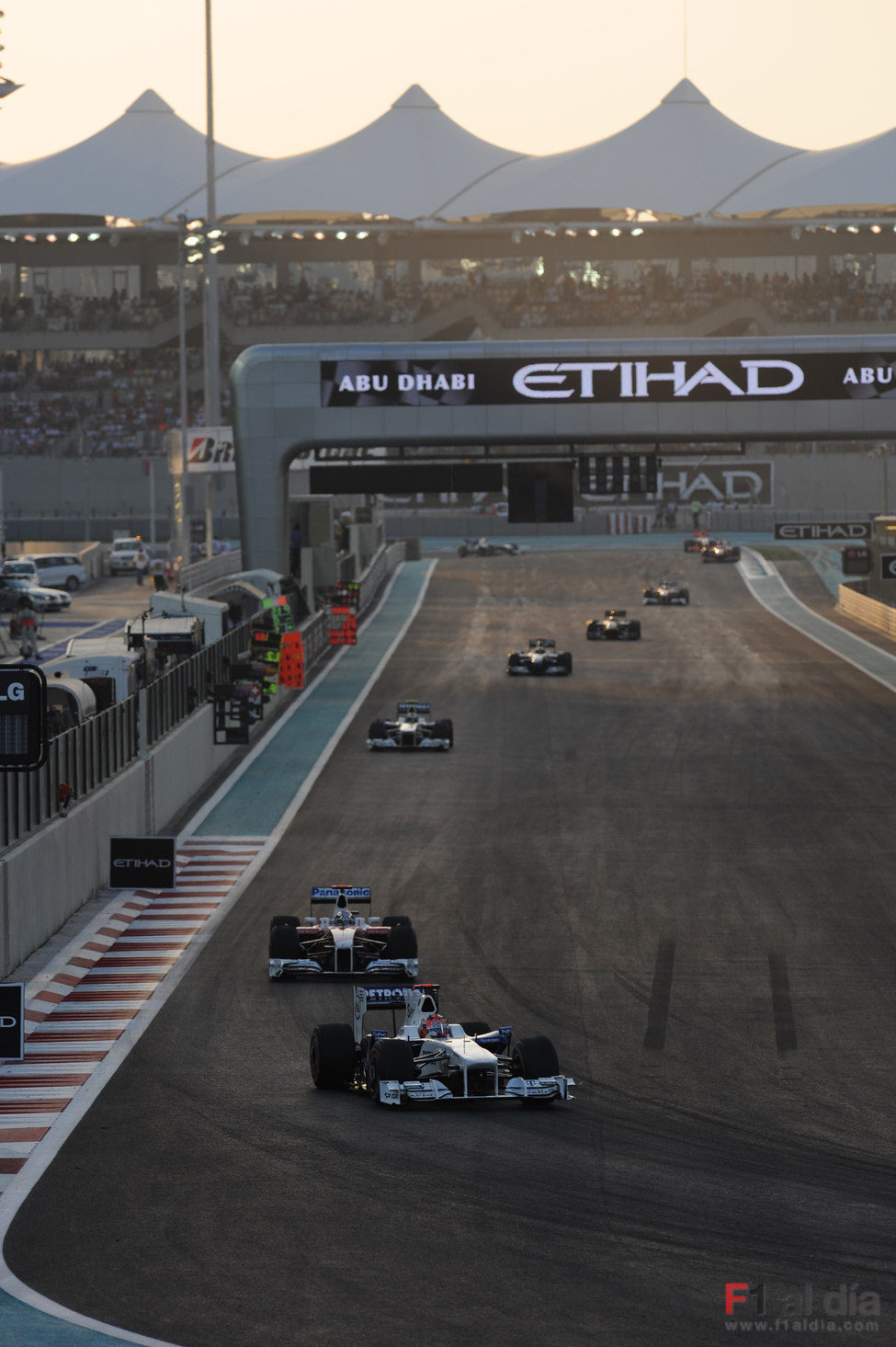 Kubica en Abu Dhabi