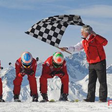 Ecclestone da la salida a Massa, Alonso y Fisichella