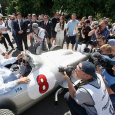 Jenson Button y Stirling Moss