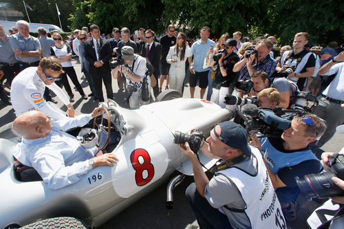 Jenson Button y Stirling Moss