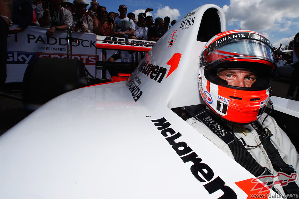 Jenson Button al volante