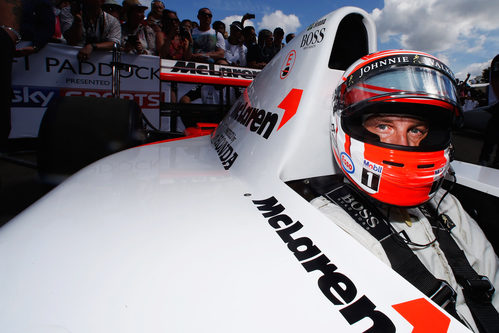 Jenson Button al volante
