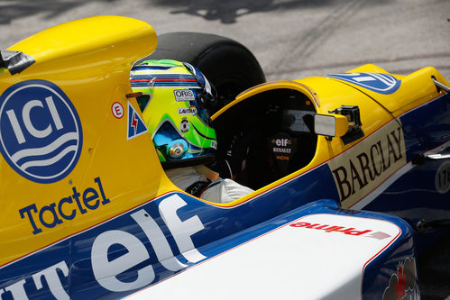 Felipe Massa con el Williams FW10B