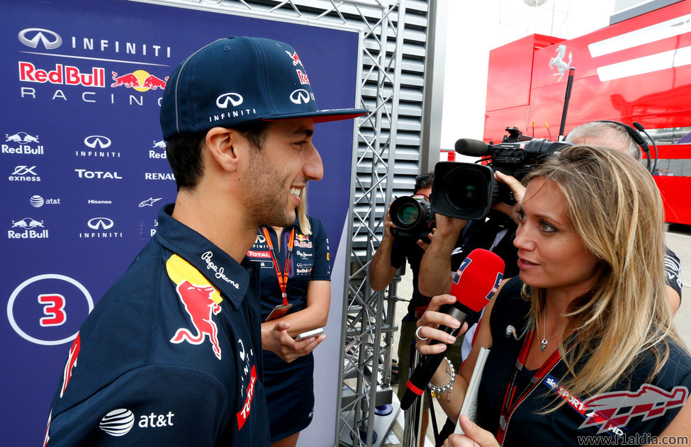 Daniel Ricciardo espera progresar en Gran Bretaña