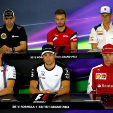 Rueda de prensa de pilotos de la FIA en Silverstone