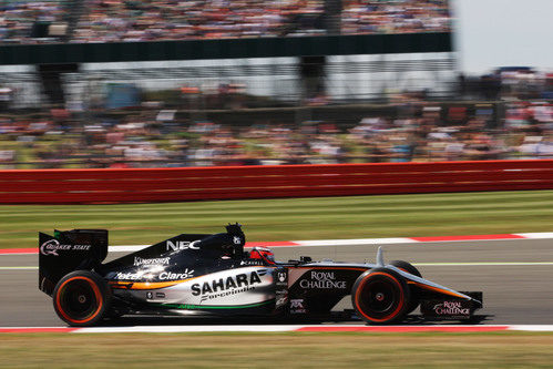 Nico Hülkenberg prueba el VJM08-B