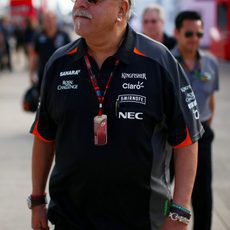 Vijay Mallya está en Silverstone para apoyar a Force India