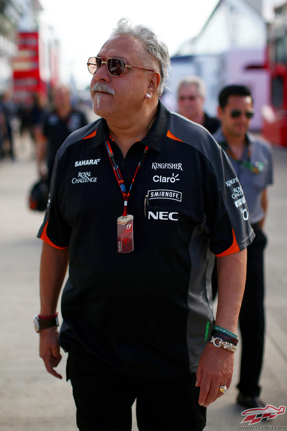 Vijay Mallya está en Silverstone para apoyar a Force India