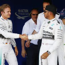 Hamilton y Rosberg se dan la mano: deportividad ante todo