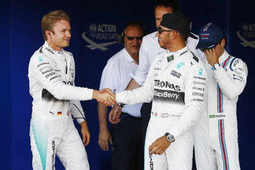 Hamilton y Rosberg se dan la mano: deportividad ante todo