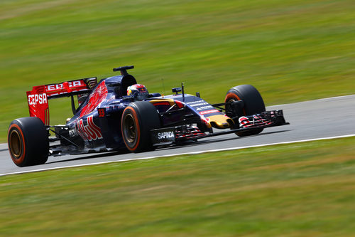 Verstappen durante el GP de la Gran Bretaña