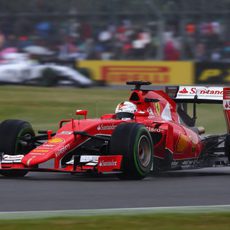 Sebastian Vettel ha sido uno de los más beneficiados con la lluvia