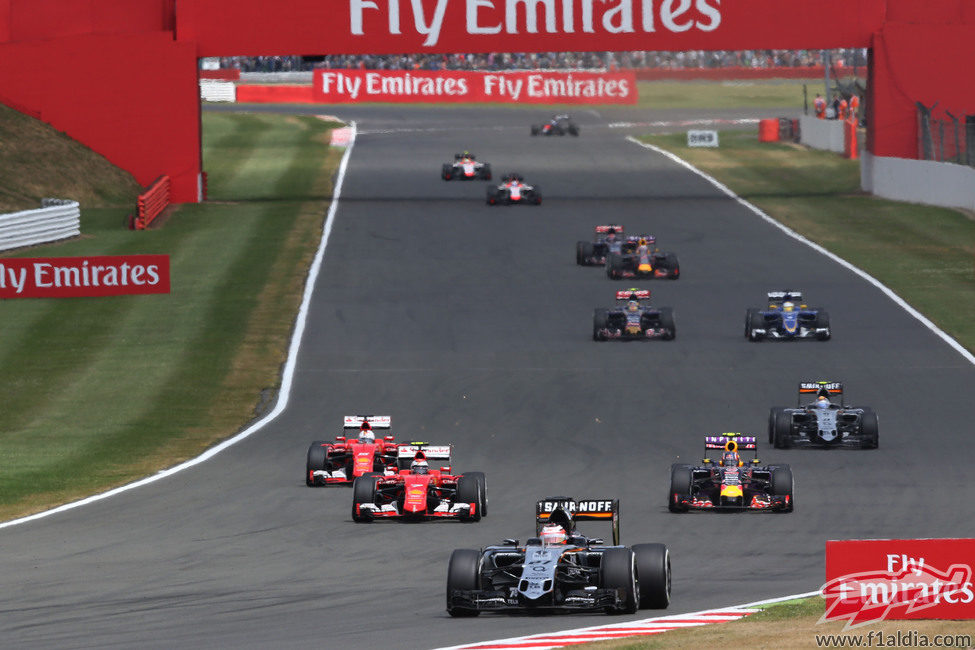 Los dos Force India puntúan en Silverstone