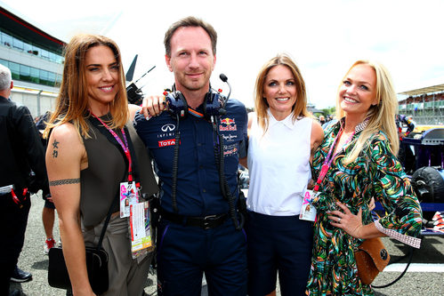 Las Spice Girls con Christian Horner