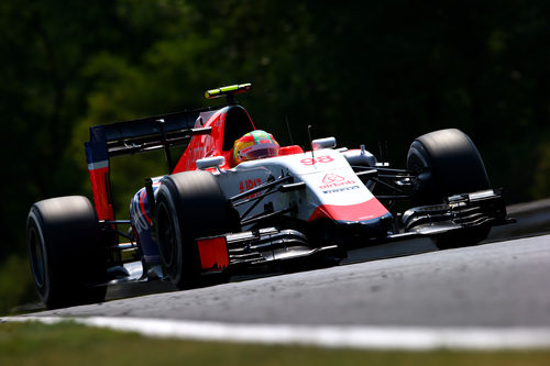 Roberto Merhi en la segunda sesión de entrenamientos libres