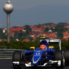 Felipe Nasr en el Hungaroring