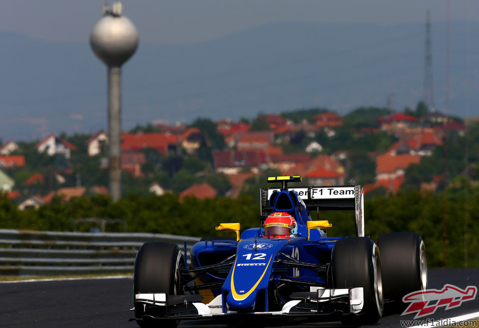 Felipe Nasr en el Hungaroring