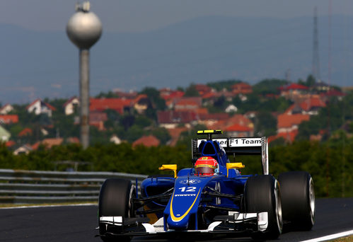 Felipe Nasr en el Hungaroring