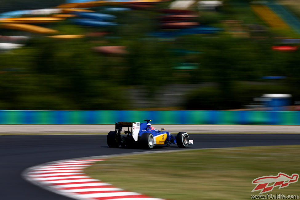 Felipe Nasr cae en la Q1 en Hungría