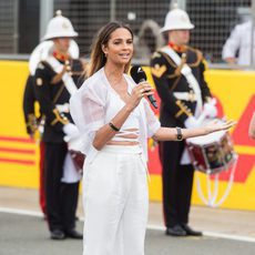 Alesha Dixon en el GP británico