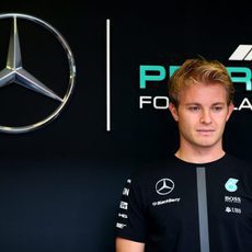 Nico Rosberg se prepara para el fin de semana en Spa