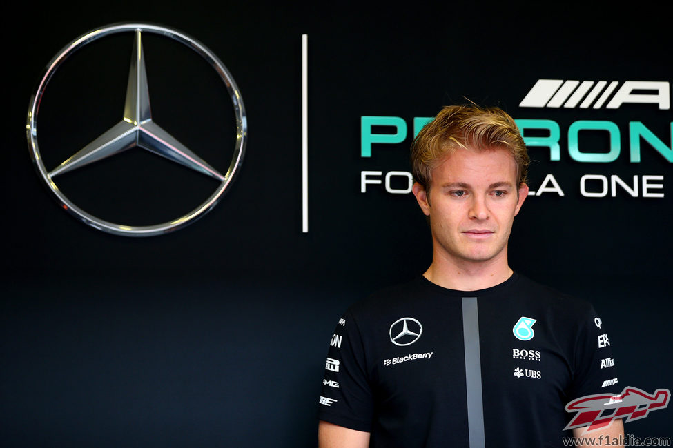 Nico Rosberg se prepara para el fin de semana en Spa